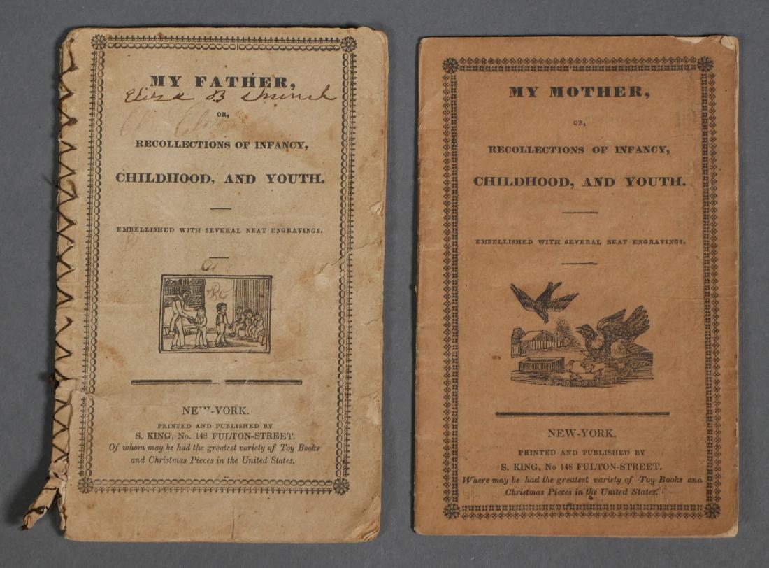 My Father My Mother 1820s Chapbooks S King: My Father and My Mother, two books published by Solomon King of New York. King was a chapbook publisher along with Samuel Wood and Mahlon Day. Wood and Day published material for around 30 years each,