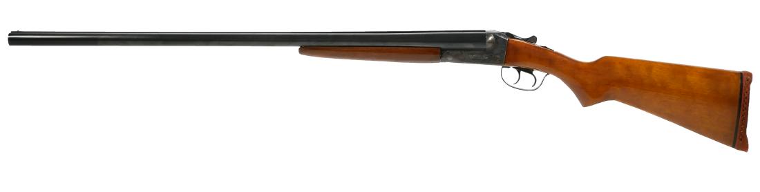 Firearm: JC Higgins Model 101.7 SXS Shotgun: 12ga side-by-side shotgun in fine condition. Also stamped "Model 311A."