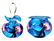 LOTTON Jerry Heer Art Glass Perfume & Vase - 2