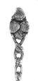 TIFFANY Sterling Silver Strawberry Berry Spoon - 3