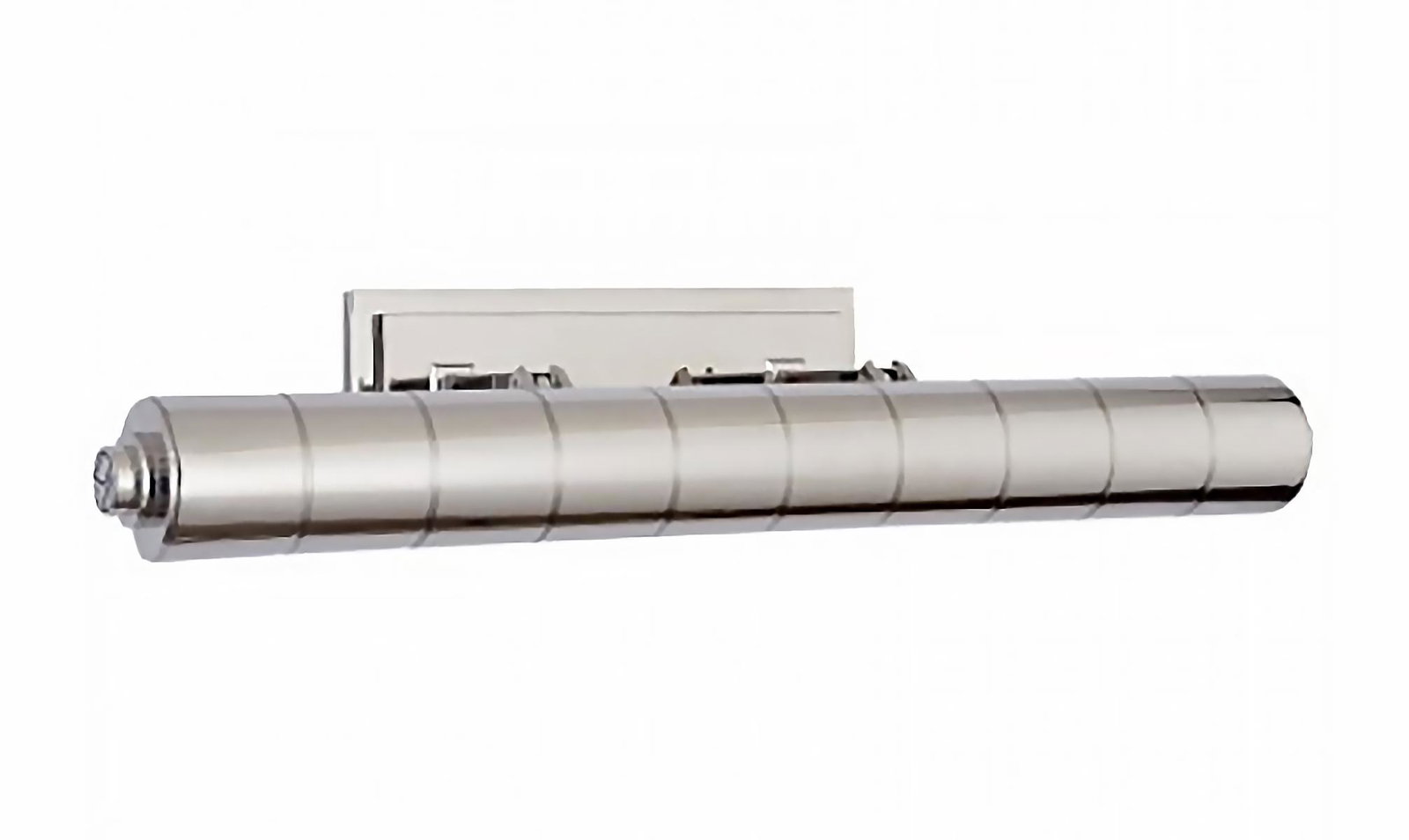 RALPH LAUREN Montgomery 26" Picture Light: Montgomery 26" picture light in Polished Nickel finish by Ralph Lauren. Model #RL2711PN. In original box. Very good condition with minor wear.