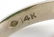 14K Gold Green Stone Ring - 4