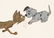 101 DALMATIANS Walt Disney Production Cel - 2