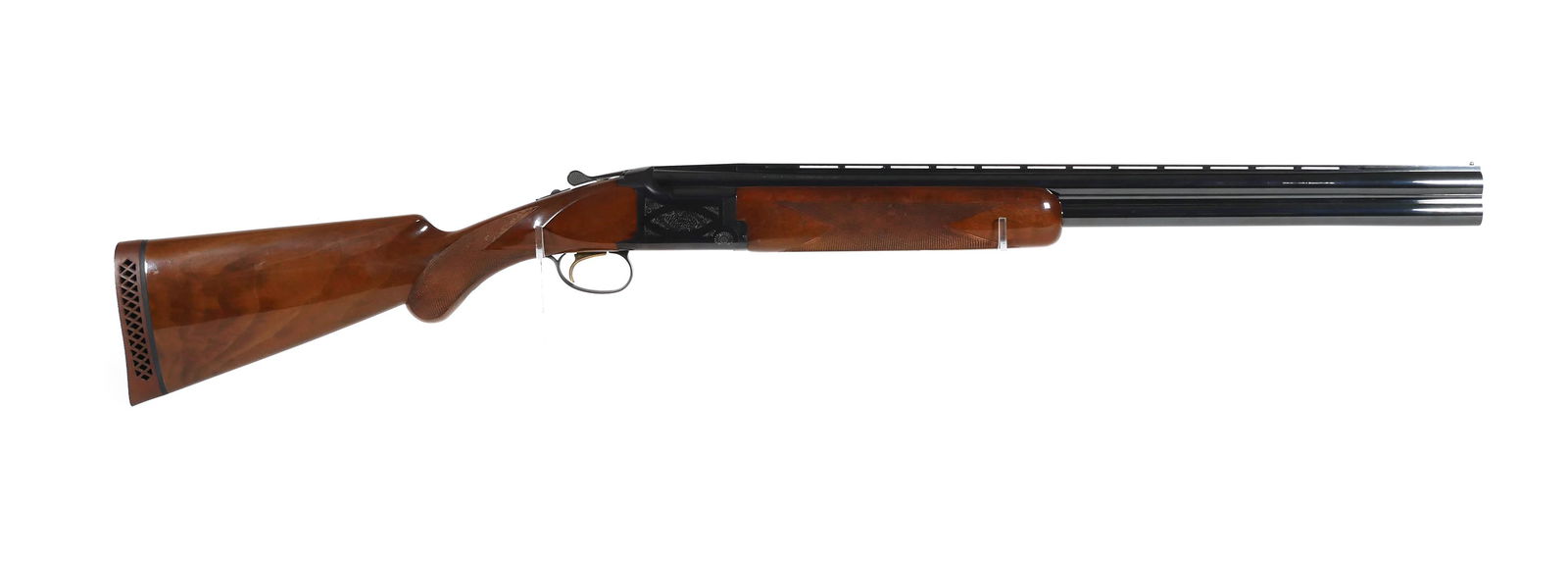 BROWNING CITORI Lightning O/U 12 ga Shotgun: Browning Citori Lightning Field, Grade 1 over under 12 gauge shotgun. Barrel is marked Special Steel 12GA-3 3/4" and 3" - 26". LOP 14 3/8". Serial #06649NY753. Finish has light to minimal wear. Stock