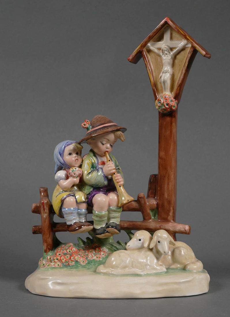 Rare Hummel WAYSIDE DEVOTION 28 TMK1 (1 of 3)