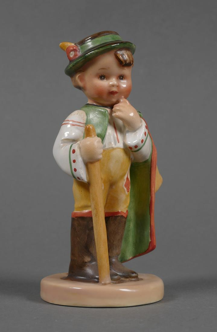 INTERNATIONAL Hummel HUNGARIAN BOY w/ STAFF TMK1 (1 of 3)