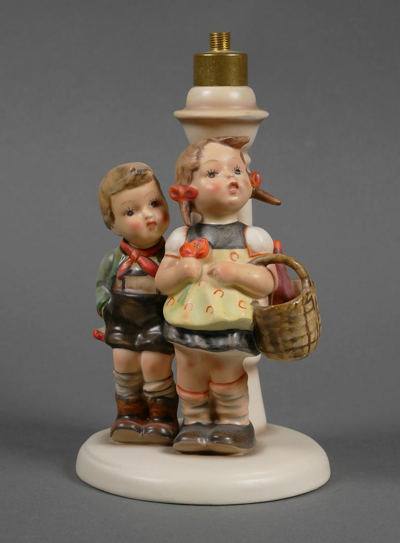 Rare Hummel TO MARKET Table Lamp 101 TMK2 (1 of 3)