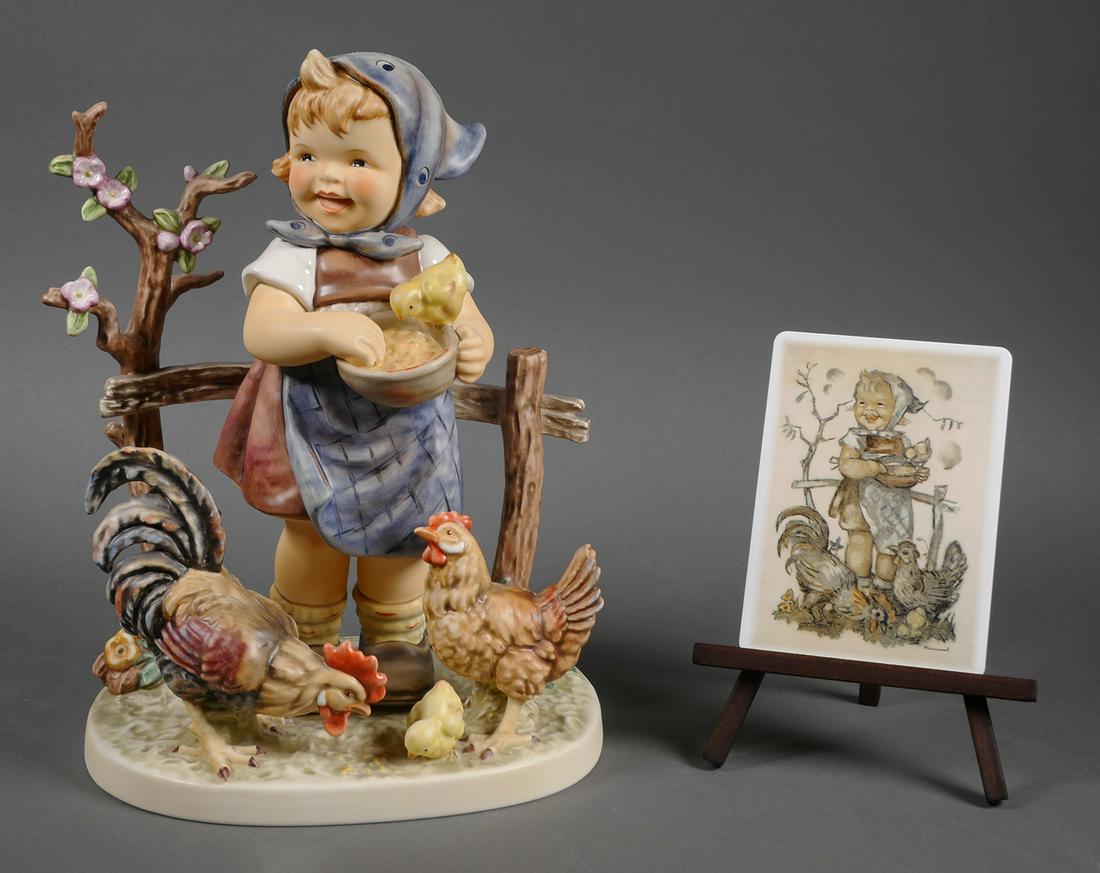 Large Hummel FEEDING TIME 199/III TMK8 (1 of 5)