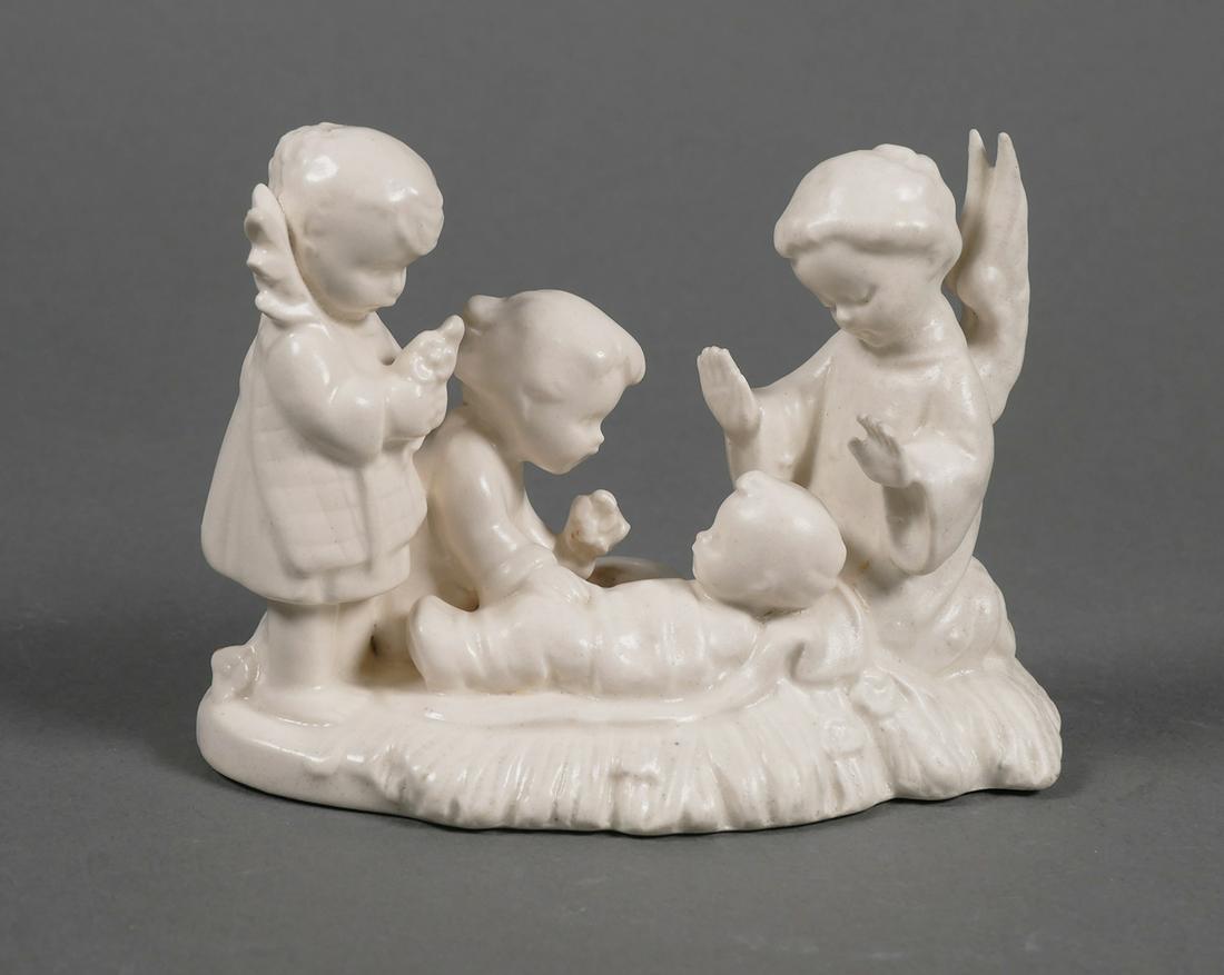 Rare Hummel SILENT NIGHT Candleholder 31 TMK1 (1 of 3)