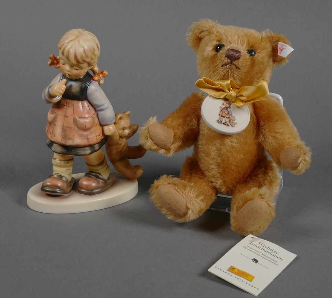 Hummel ME AND MY SHADOW 2164  w/ Steiff Bear TMK8 (1 of 4)