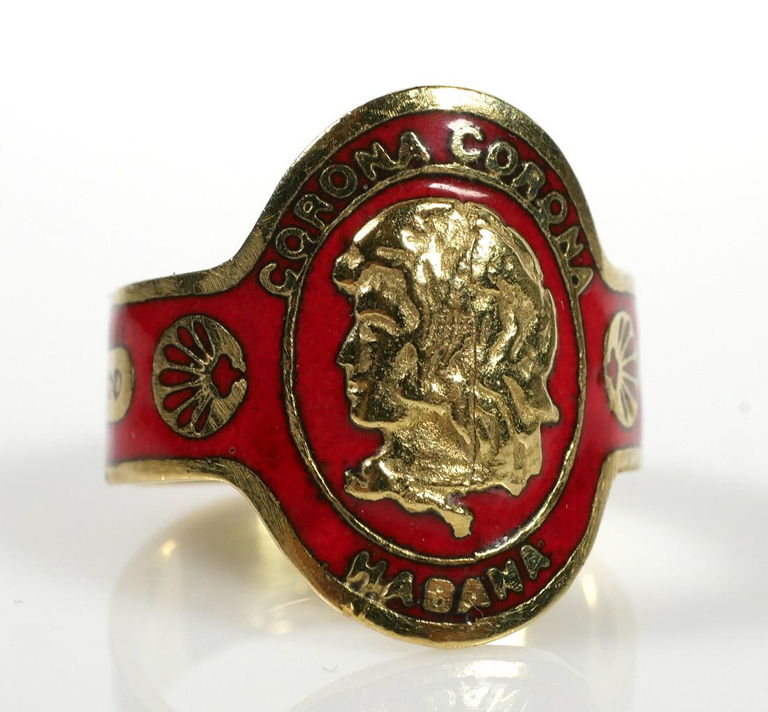 Cartier cigar store band ring