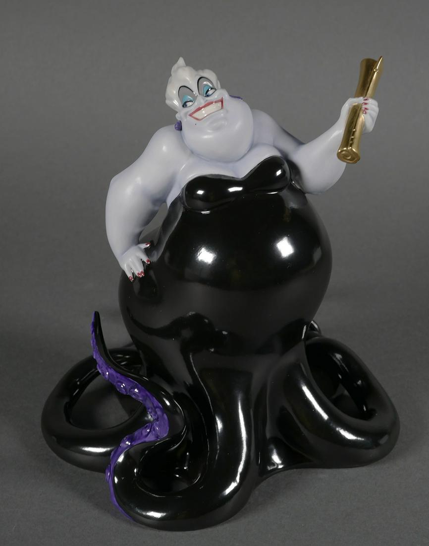 Disney LITTLE MERMAID Ursula Classics Collection: Disney Classics figurine, new in box, titled "We Made a Deal." Measures about 7-1/2" high. Mint condition.