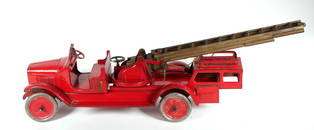 Vintage Buddy L Ladder Truck