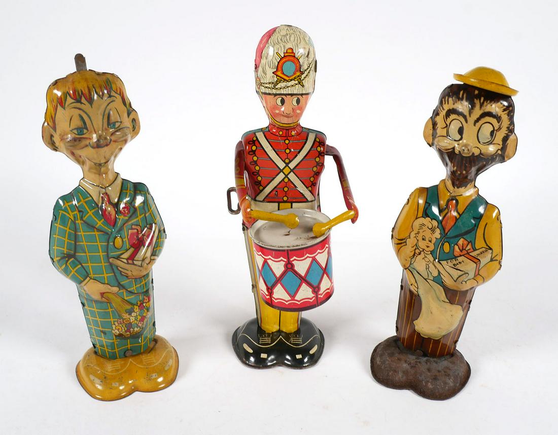 Three Vintage Marx Standing Windup Figures (1 of 3)
