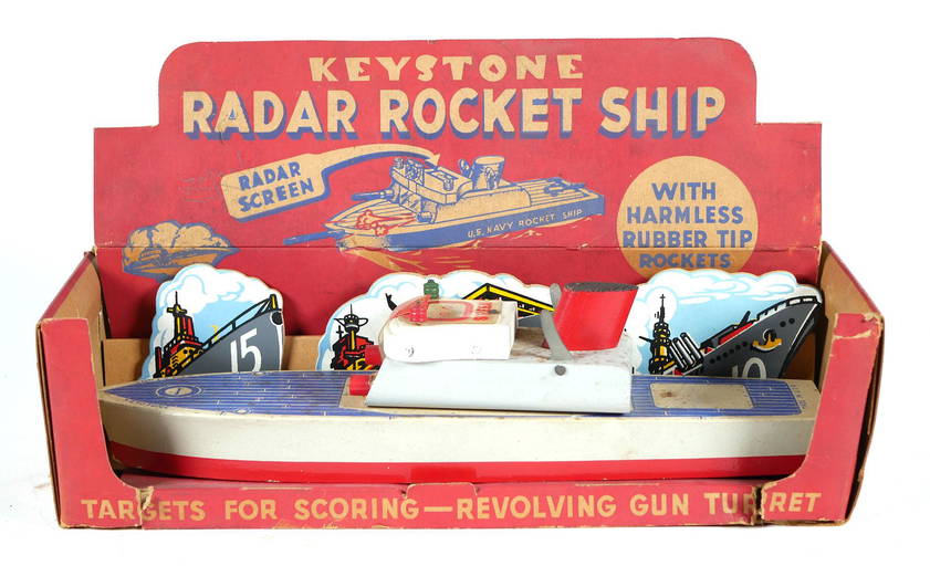 Vintage Keystone Radar Rocket Ship (0166) on Jan 14, 2023 Blackwell Auctions in FL