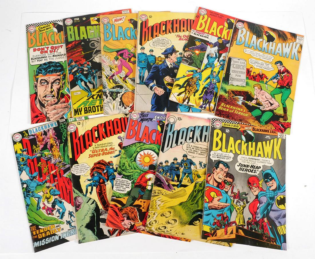11 Silver Age DC Blackhawk Comics (1 of 5)