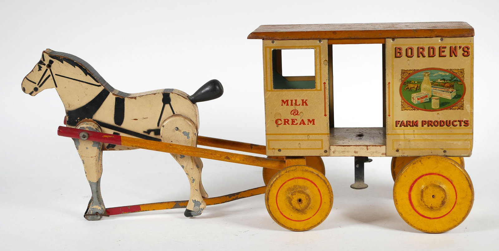 Antique Borden Horse Drawn Milk Wagon (1 of 5)