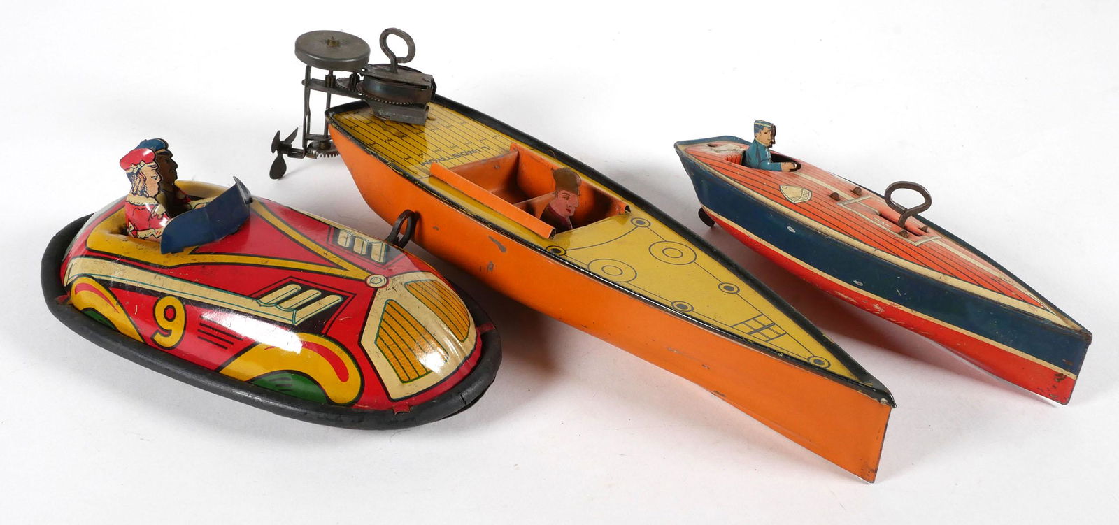 Vintage Tin Litho Wind-up Toys (1 of 3)