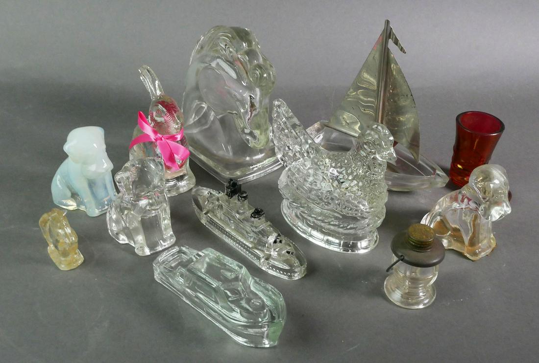 Vintage Glass Candy Containers (1 of 3)