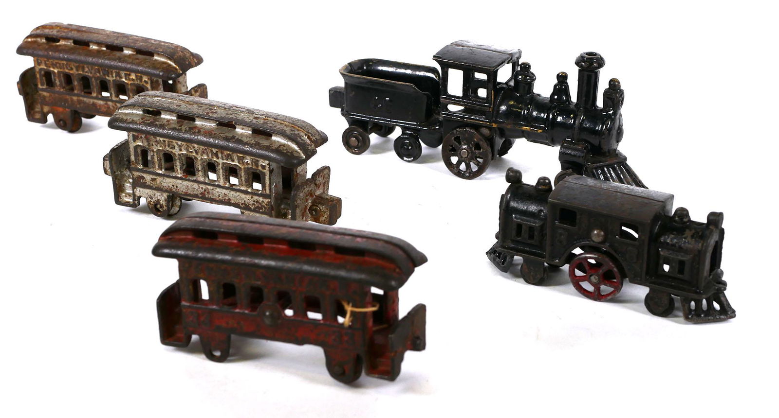 Antique Cast Iron Train Set (0335) on Jan 14, 2023 Blackwell Auctions in FL