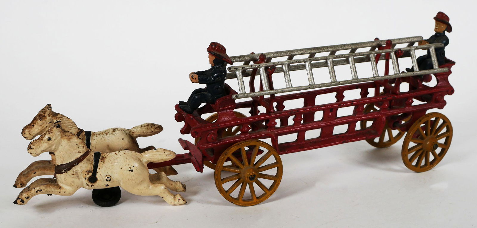 Cast Iron Fire Truck Wagon (0337) on Jan 14, 2023 Blackwell Auctions