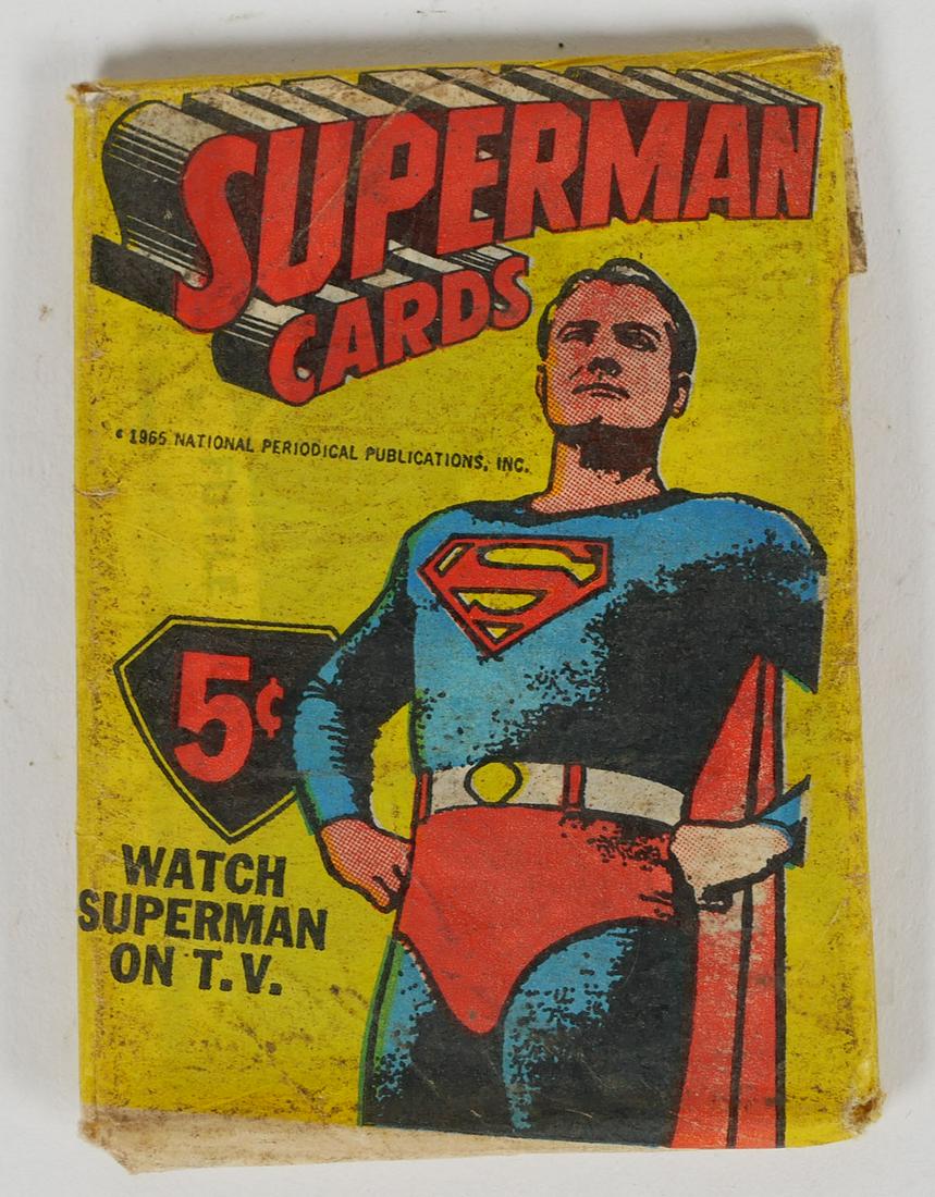 1965 Topps SUPERMAN Wax Card Pack (1 of 6)