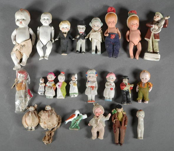 Early 1900s Miniature Bisque Dolls