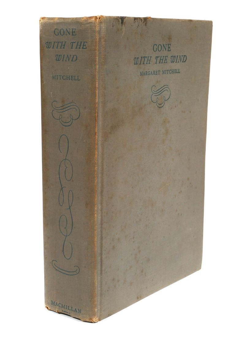 BOOK: Gone With the Wind, 1st, June: Gone with the Wind by Margaret Mitchell, published by Macmillan, 1936. 1st Edition, June 1936 printing. This item can be shipped in-house.