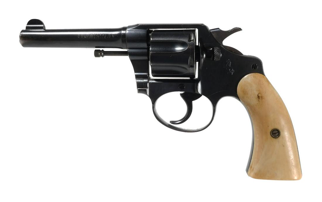 COLT Police Positive Revolver 38: Colt Police Positive revolver .38 caliber. Approx. 4" barrel. Serial #112841. This item can be shipped in-house. Please check the shipping details in our terms and conditions for specifics on firearm 