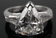 3.09 Carat DIAMOND, Pear Shape w GIA Cert.