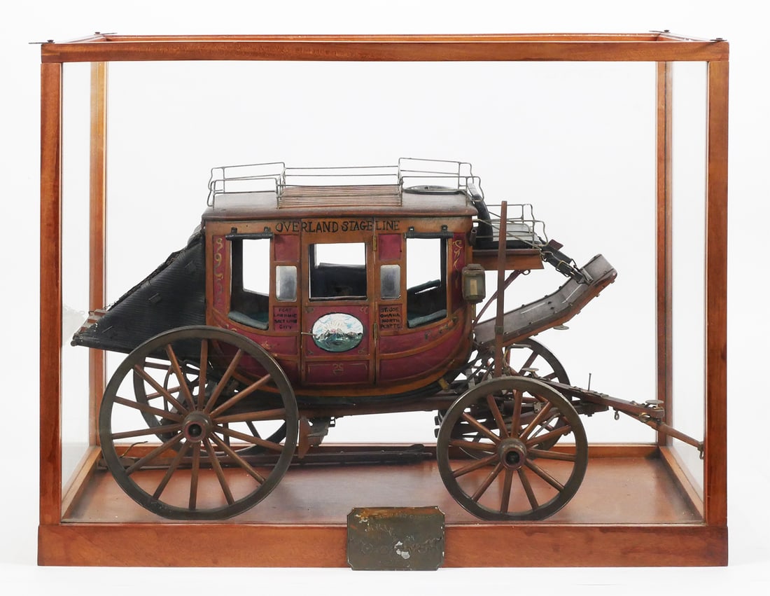 Detailed Stage Coach Model, Signed (1 of 7)