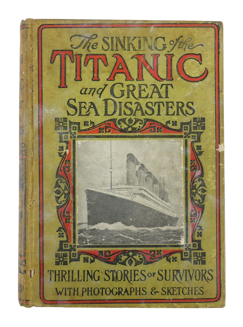 TITANIC SURVIVOR Autographed 1912 Book (1 of 7)