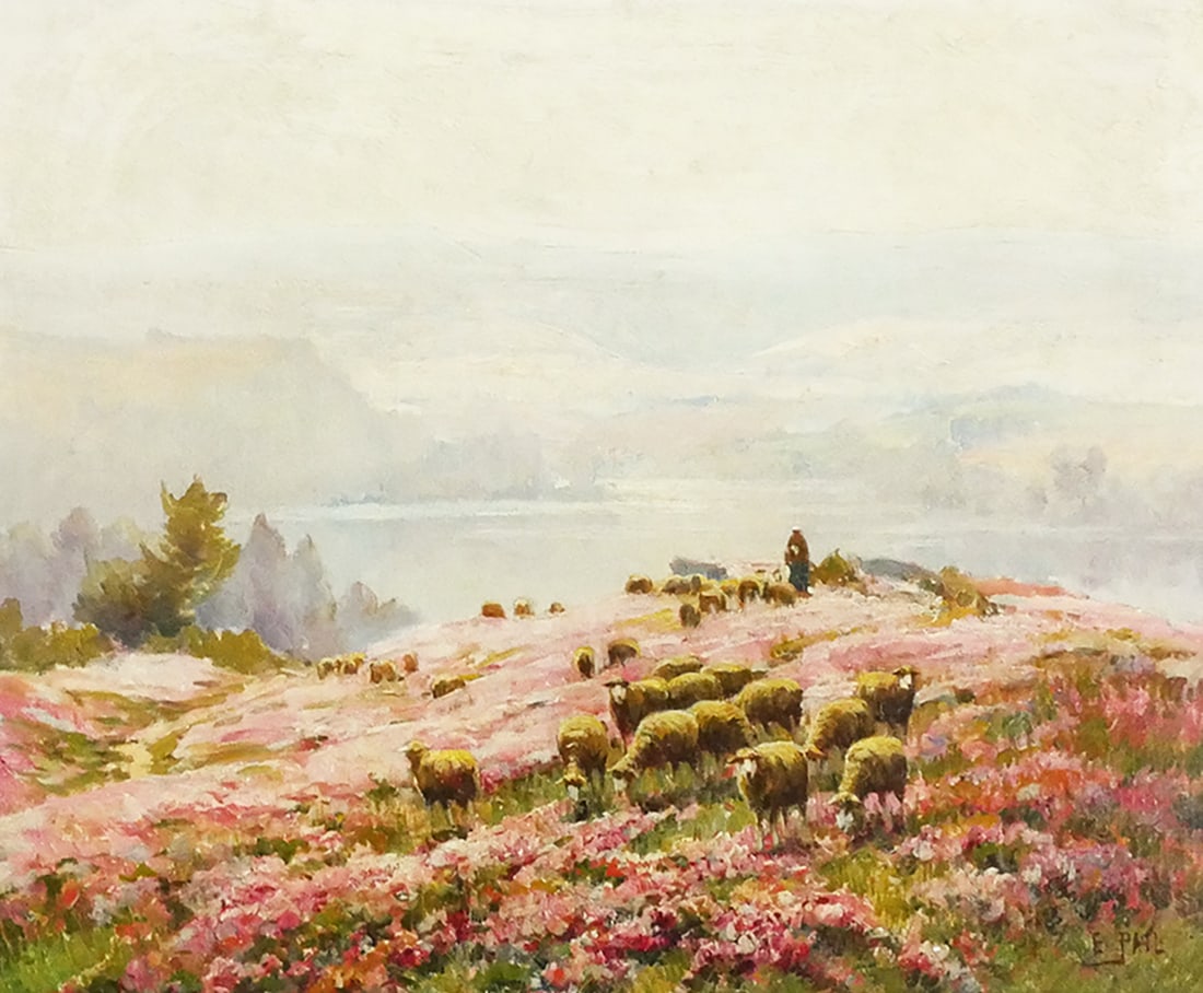 EDOUARD PAIL, O/C Landscape (1 of 5)