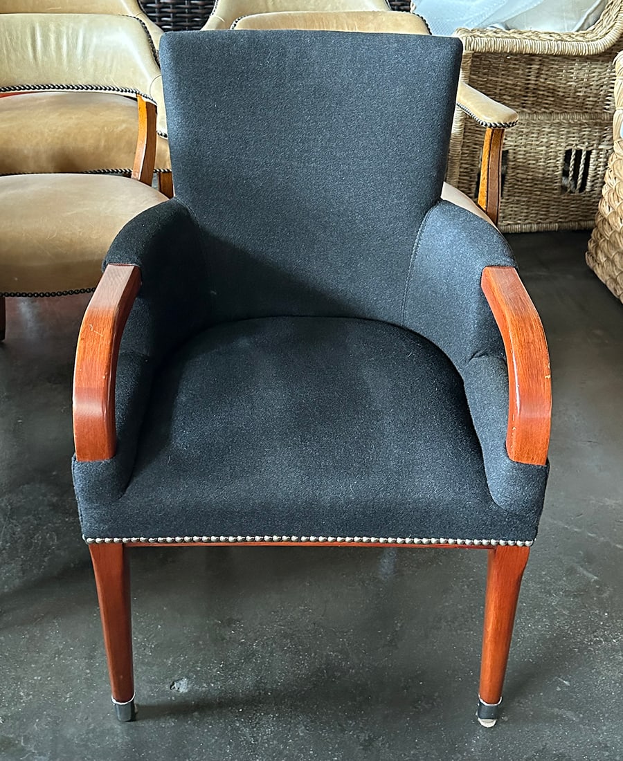 Ralph Lauren Brook Street Arm Chair Grey Cashmere (1 of 6)