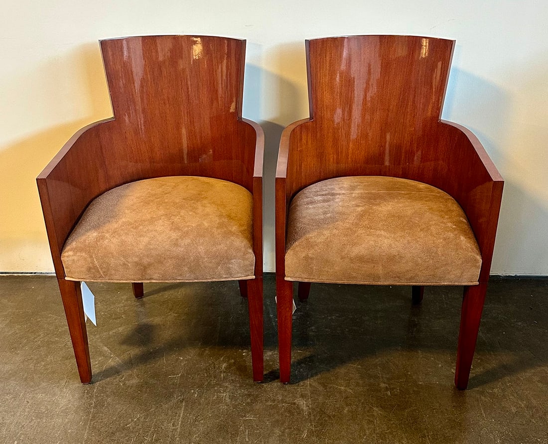 Ralph Lauren Modern Hollywood Arm Chairs - Pair (1 of 5)