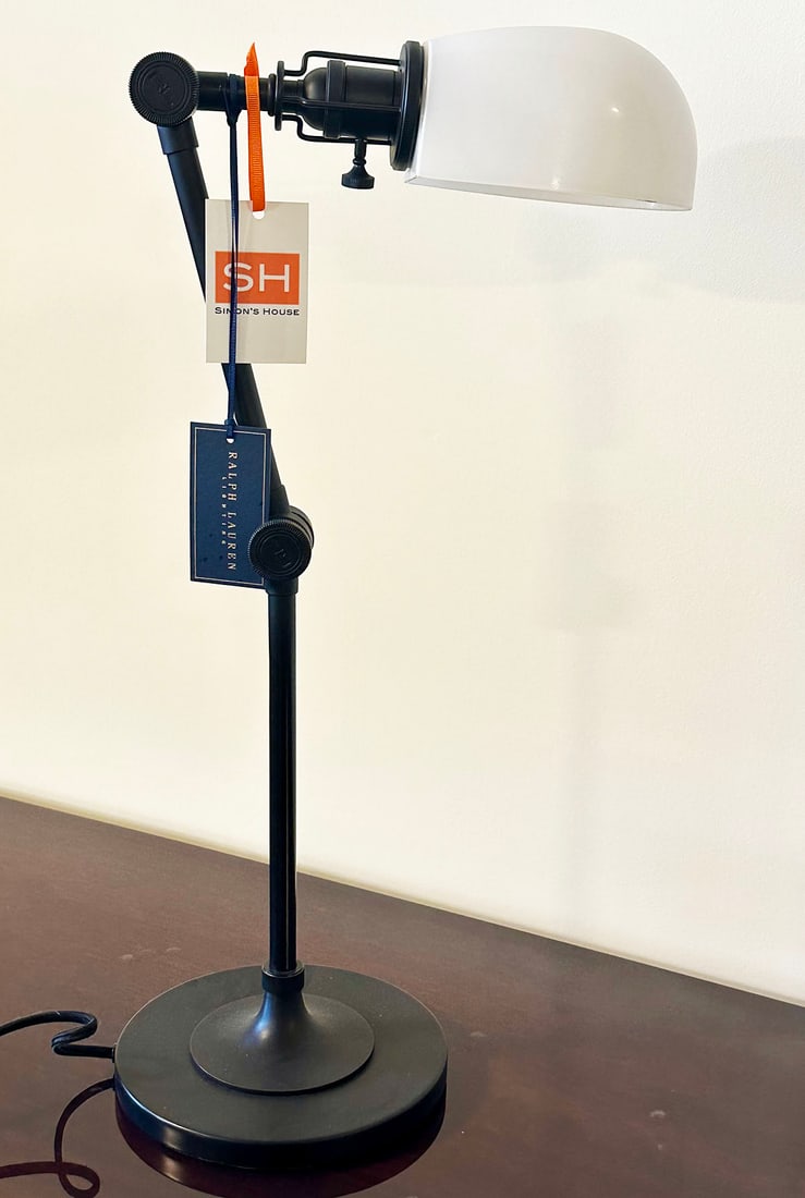 Ralph Lauren Crawford Table Lamp in Black (1 of 3)