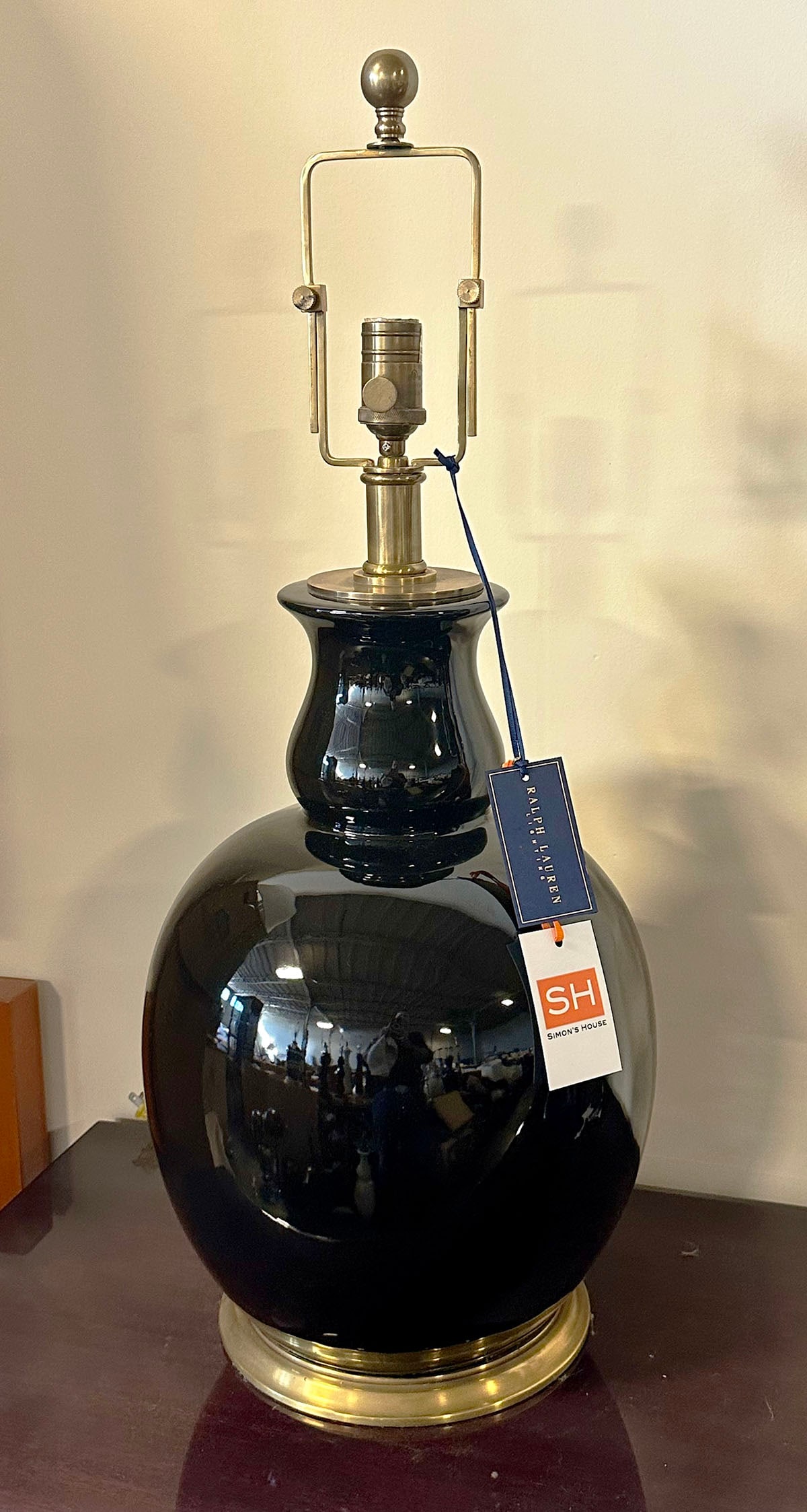 Ralph Lauren Malin Ming Jug Table Lamp - Black (1 of 5)