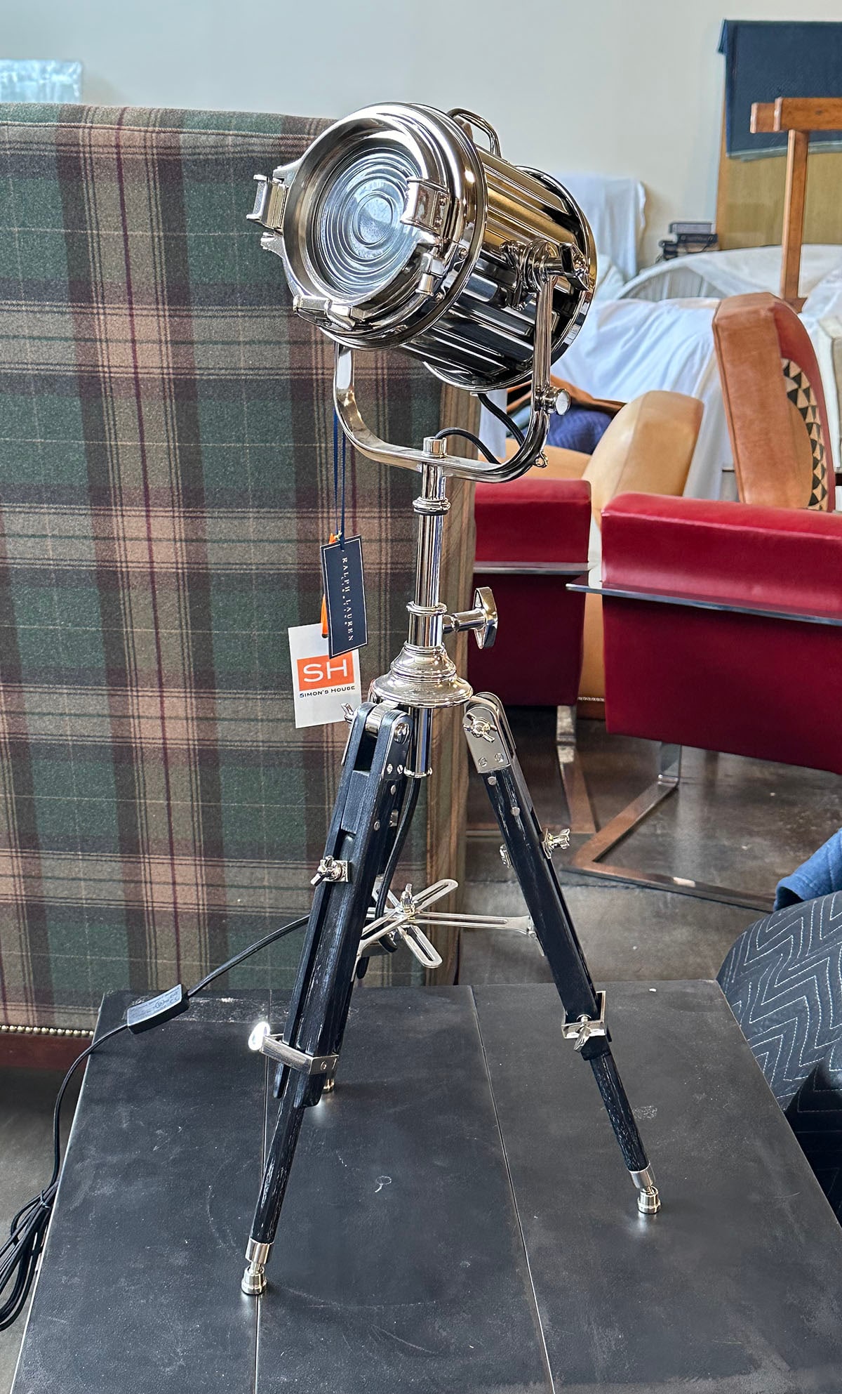 Ralph Lauren Montauk Search Light Lamp - Ebony (1 of 6)