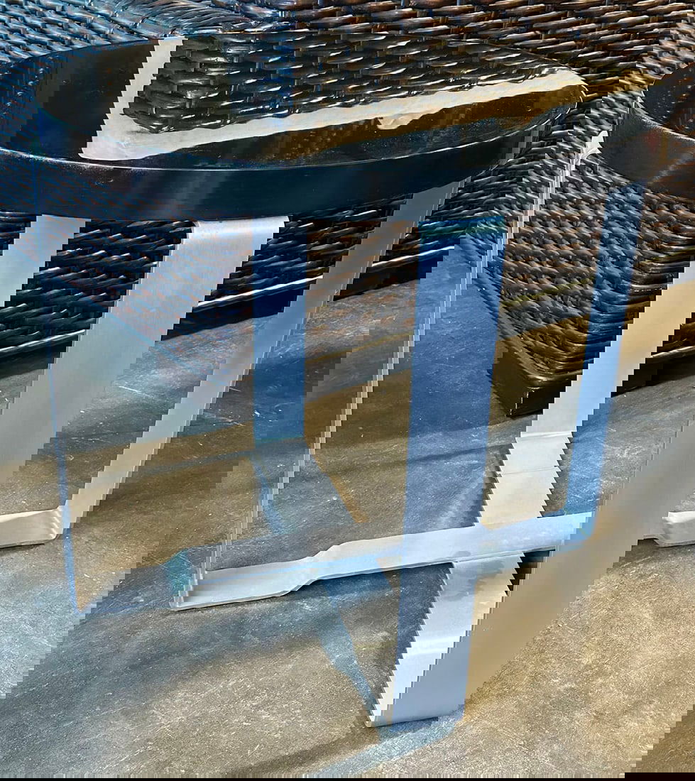 Ralph Lauren Modern Metropolis Round End Table (1 of 3)