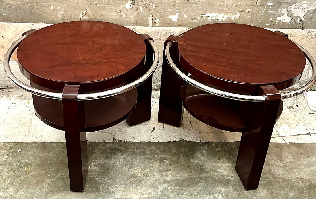 Ralph Lauren Cote D'Azur End Table - Pair (1 of 6)