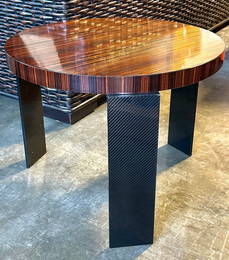 Ralph Lauren Dalton Carbon Fiber End Table - Pair