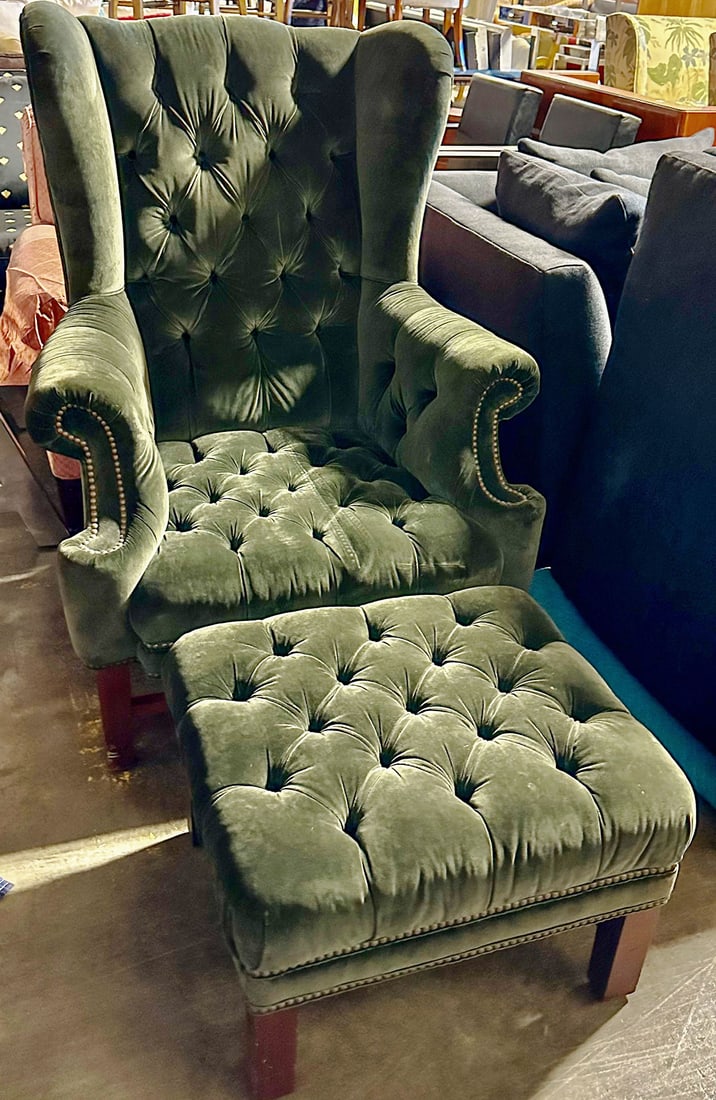 Ralph Lauren Devonshire Wing Back Chair (1 of 5)