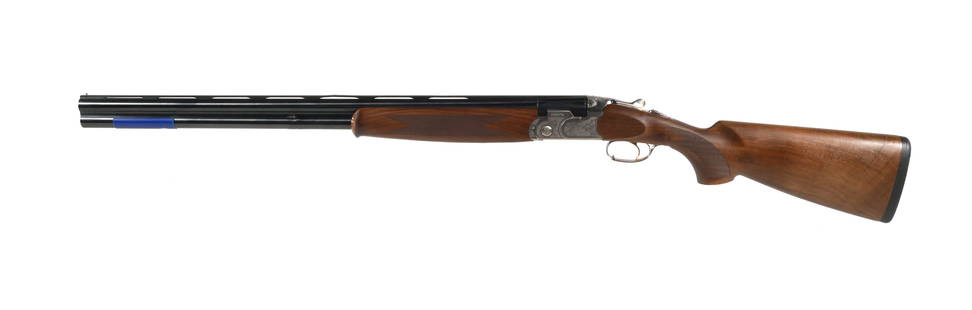 BERETTA 686 Silver Pigeon Shotgun 12 Ga: Beretta 686 Silver Pigeon I Field Grade, 12 gauge chambered for 3" shells. Serial # Z44382S. Over under barrels measure 28". Steel receiver is embellished with a laser-engraved floral pattern and the