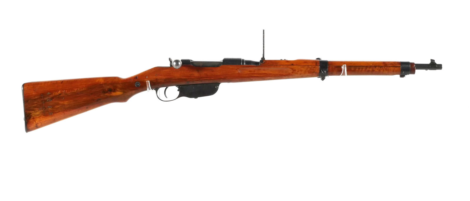 STEYR Mannlicher M95 Carbine: Steyr M95/30 carbine rifle, chambered in 8x56mmR caliber. Barrel, receiver and bolt have matching serial #4388T. Barrel measure approx. 19-1/2", 39-1/2" overall. This item can be shipped in-house. Ple