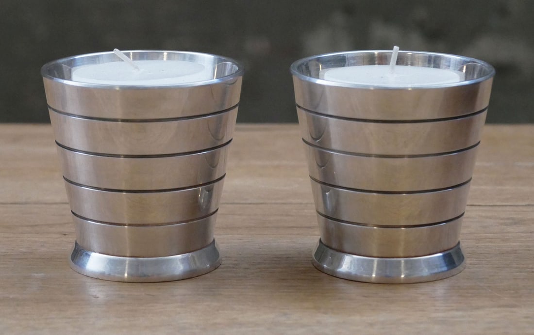 Ralph Lauren Montgomery Votive Pair (Silver) (1 of 6)