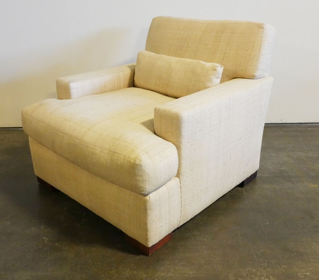 Ralph Lauren Hawkins Chair: RL Number: 177-03. Finish: Antique Mahogany. Dimensions: W 36-1/2" x D 41" x H 32". This item will need to be shipped by a packing company of your choice. We maintain a list of reliable shippers, or y
