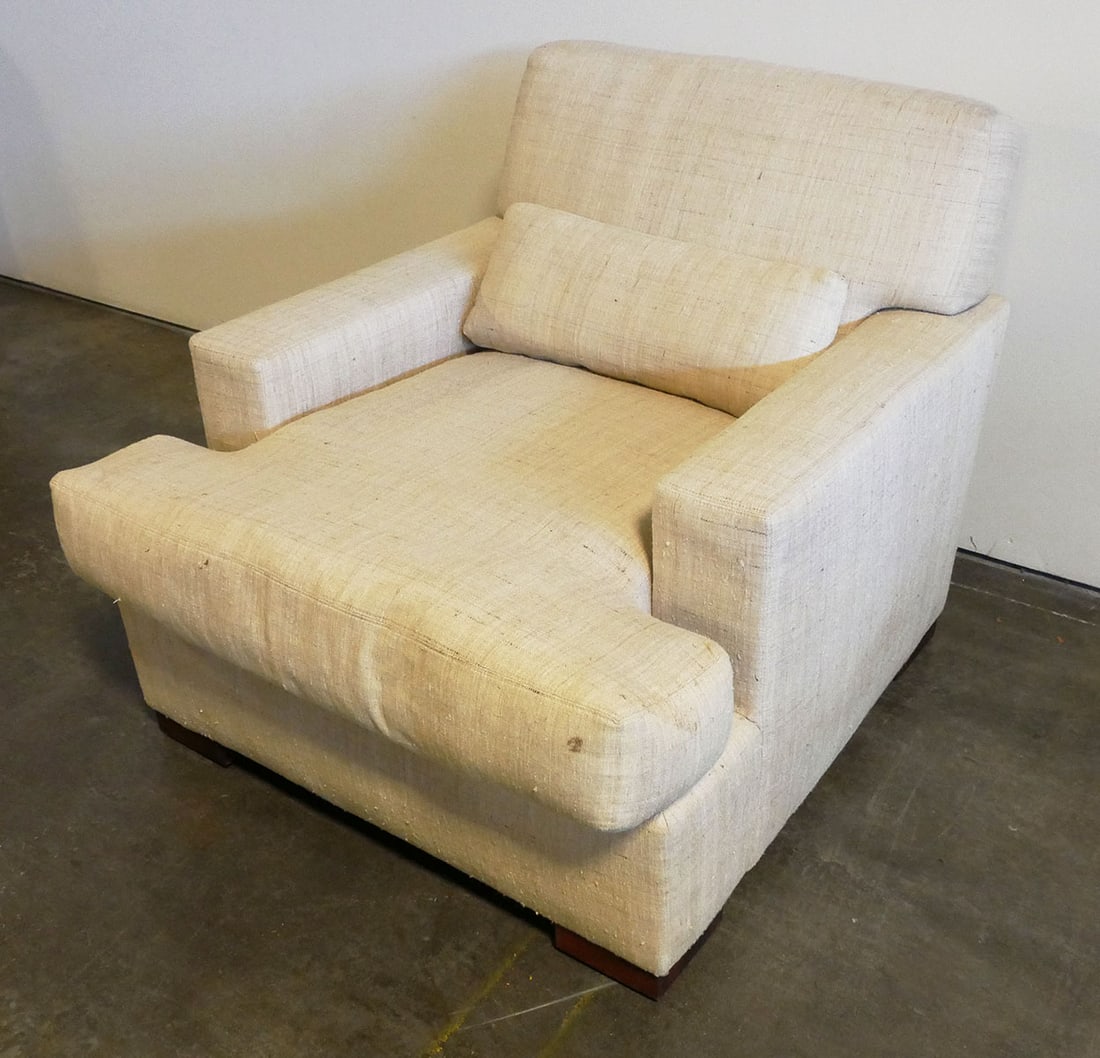 Ralph Lauren Hawkins Chair: RL Number: 177-03. Finish: Antique Mahogany. Dimensions: W 36-1/2" x D41" x H 32". This item will need to be shipped by a packing company of your choice. We maintain a list of reliable shippers, or yo