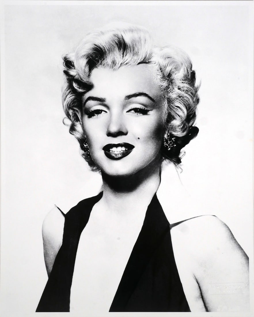 MARILYN MONROE, Warhol, Kaufman Image: Vintage image, Movie Star News, archival pigment print of Marilyn Monroe by photographer Eugene Kaufman. This image Warhol used for his paintings of Marilyn. Image 15" x 12", paper 15-1/2" x 12-1/2", 