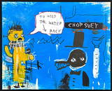 Jean-Michel BASQUIAT, Painting on Board