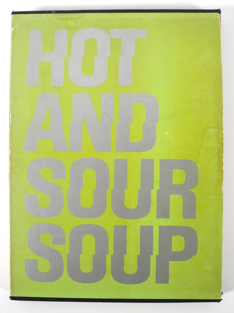Hot and Sour Soup WALASSE TING Portfolio: Portfolio of 50 poems and 22 lithographs by artist Walasse Ting, edition of 1,050 copies, 1971, titled "Hot and Sour Soup," measures 17" x 12". Signed twice. This item will need to be shipped by a pac